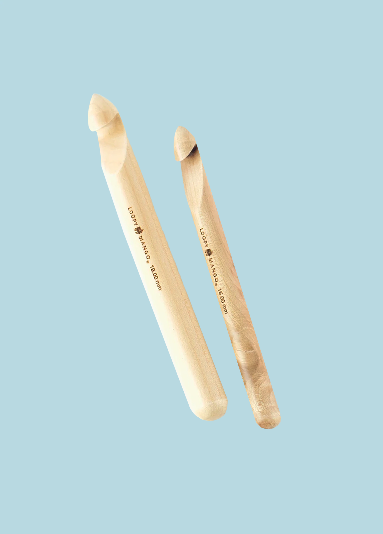 Size U 25mm/1 Inch Crochet Hook (Oak)