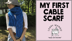 My First Cable Scarf and New Wave Hat: How to Knit Cables