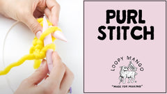 How to: Purl Stitch