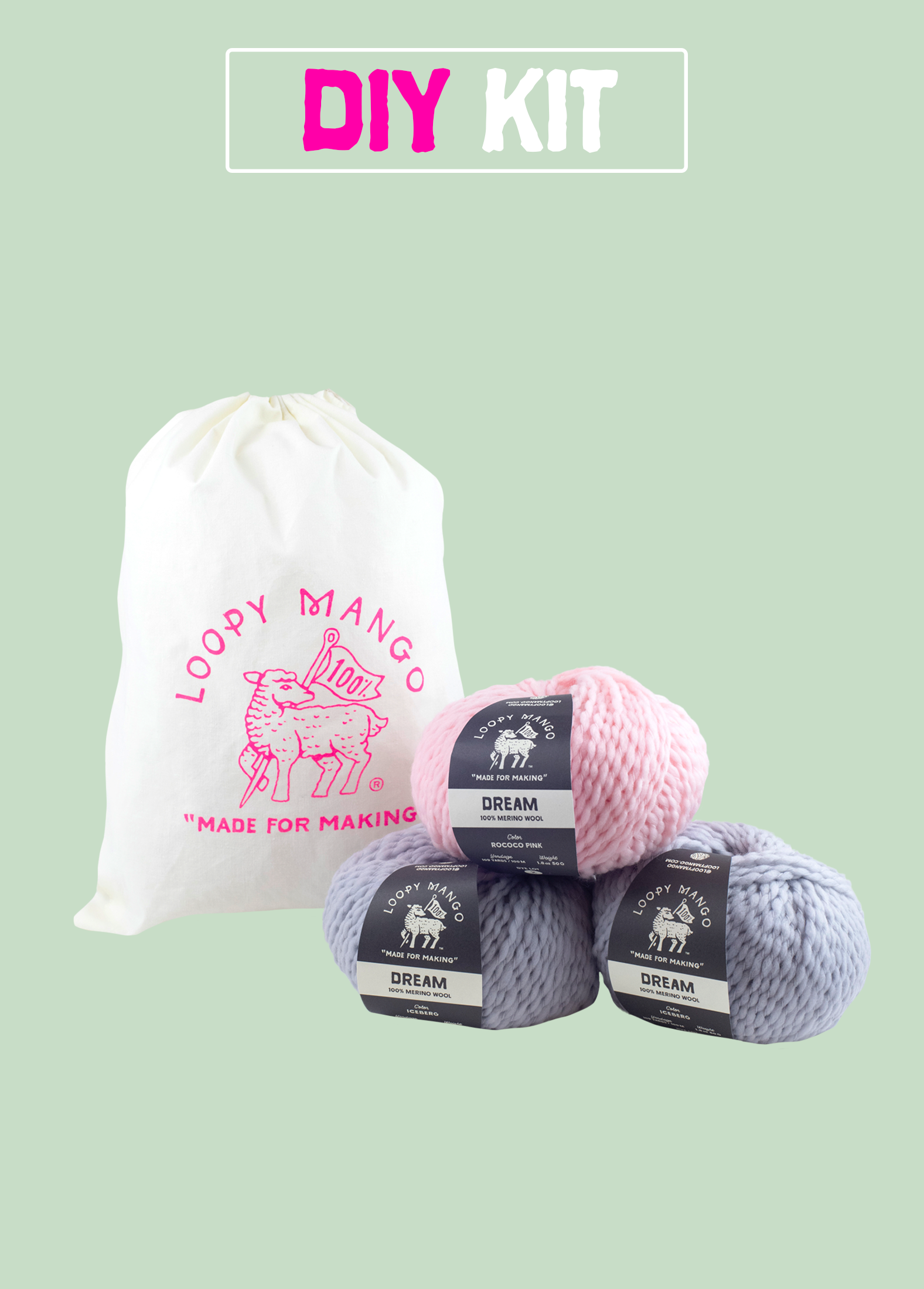 Kids Cotton Merino Fine Dress Knitting Kit (6280-21)