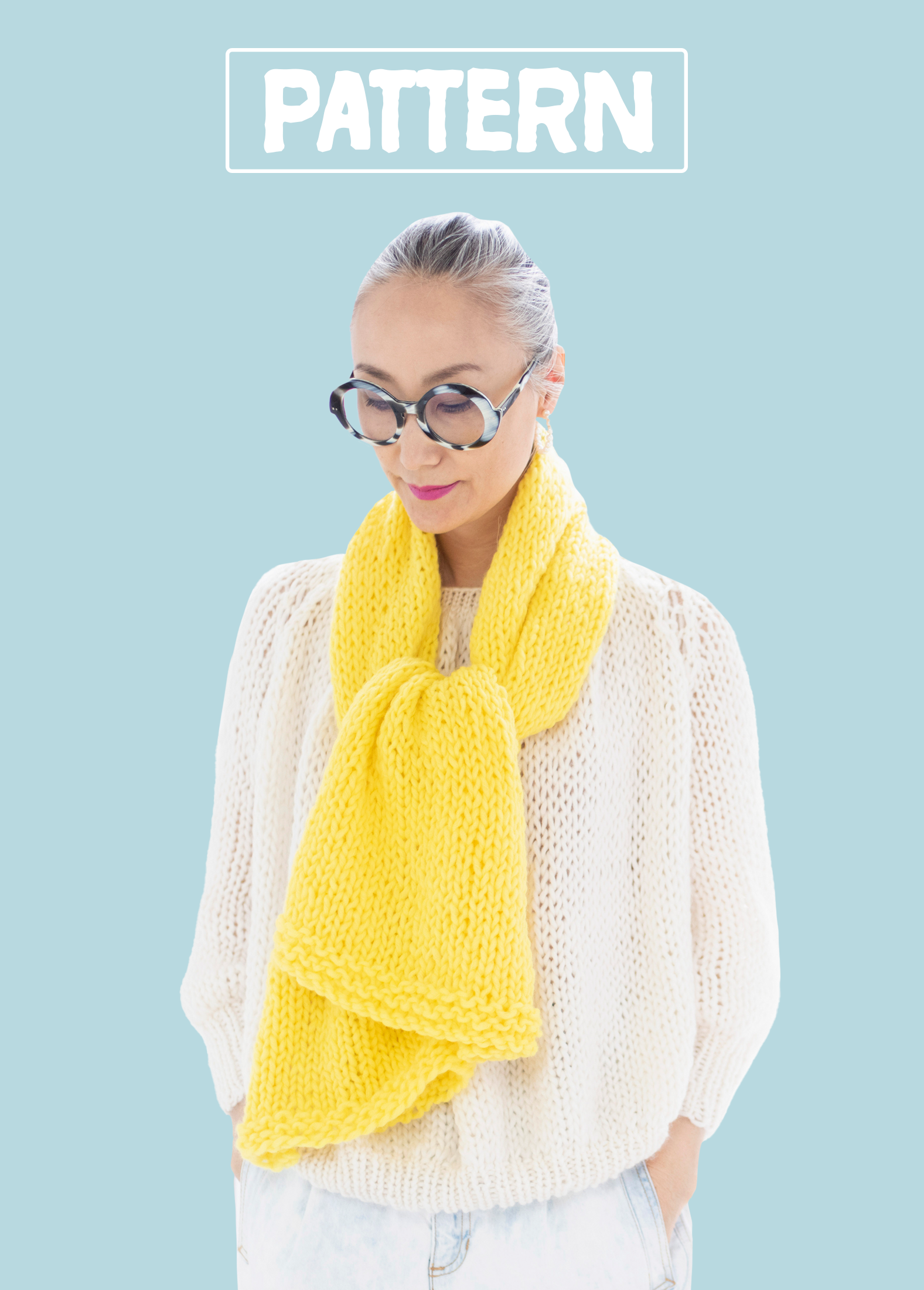 FREE Color Block Scarf - PATTERN- Dream (Merino Worsted) – Loopy Mango