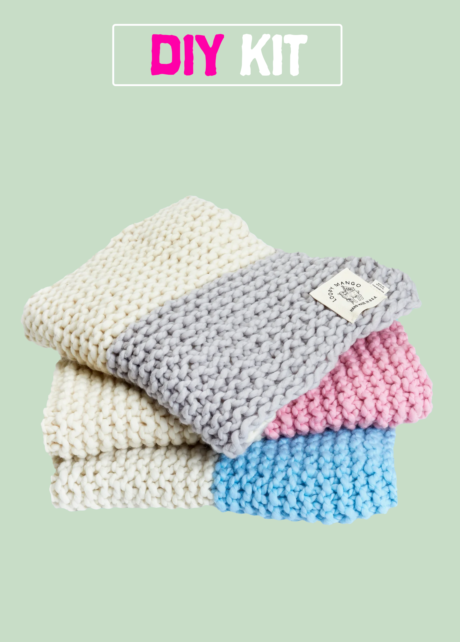 Baby blanket DIY kit