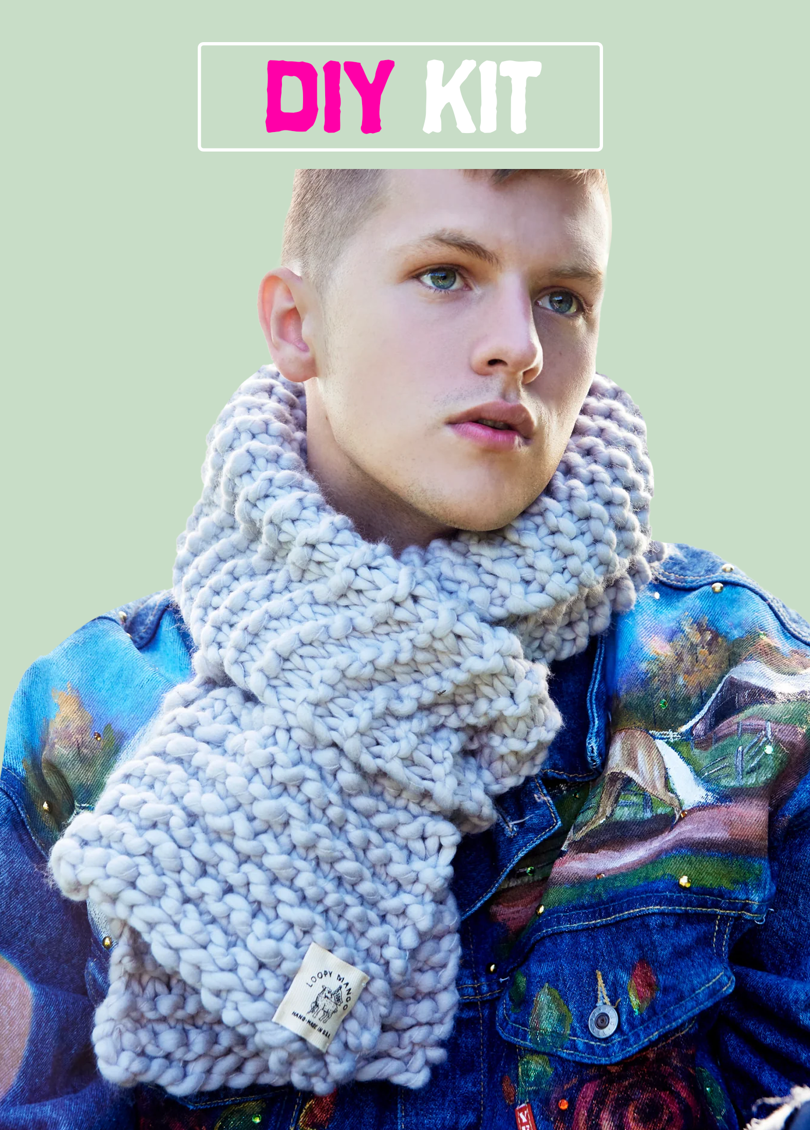 .com: Crochet DIY Kit by Make Market, Scarf