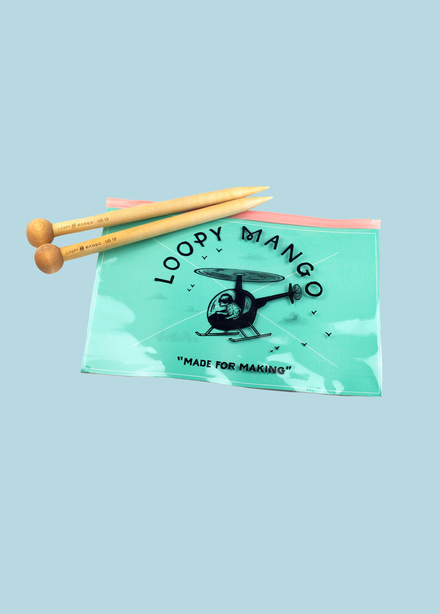 Giant Knitting Needles Size 50 25mm circular – Loopy Mango