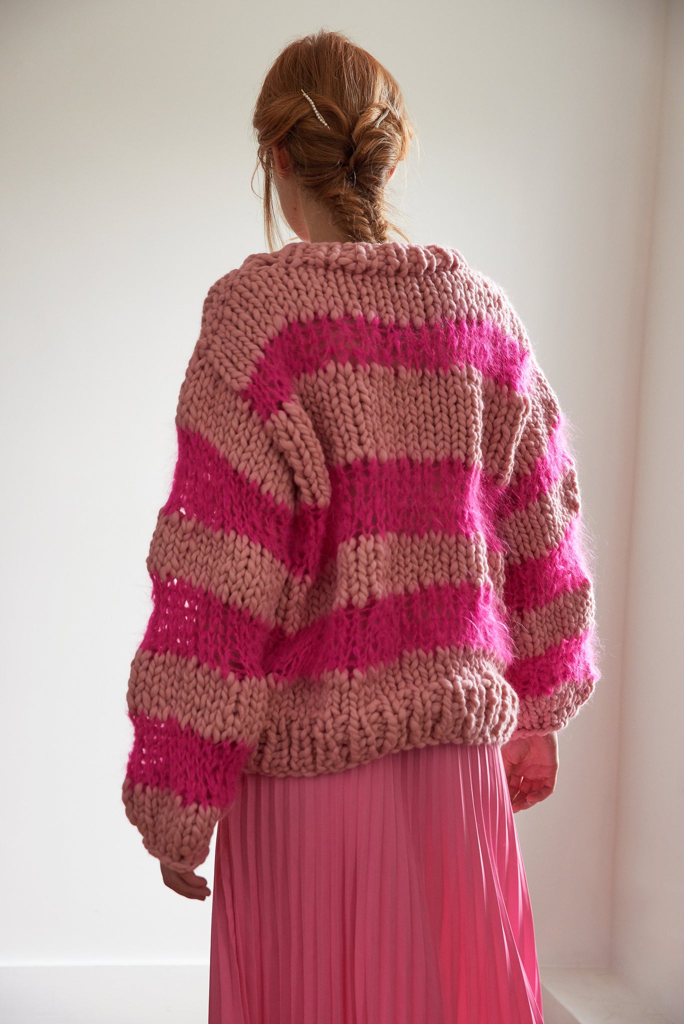 Shaggy Sweater PATTERN- Mohair So Soft – Loopy Mango