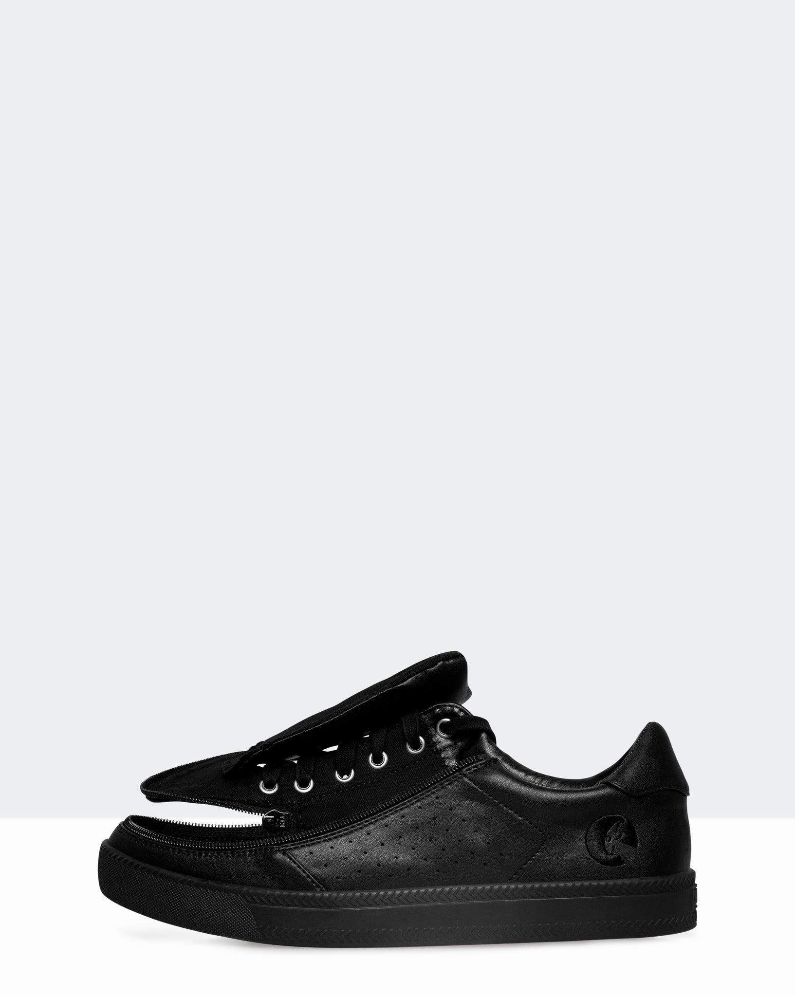 mens faux leather sneakers
