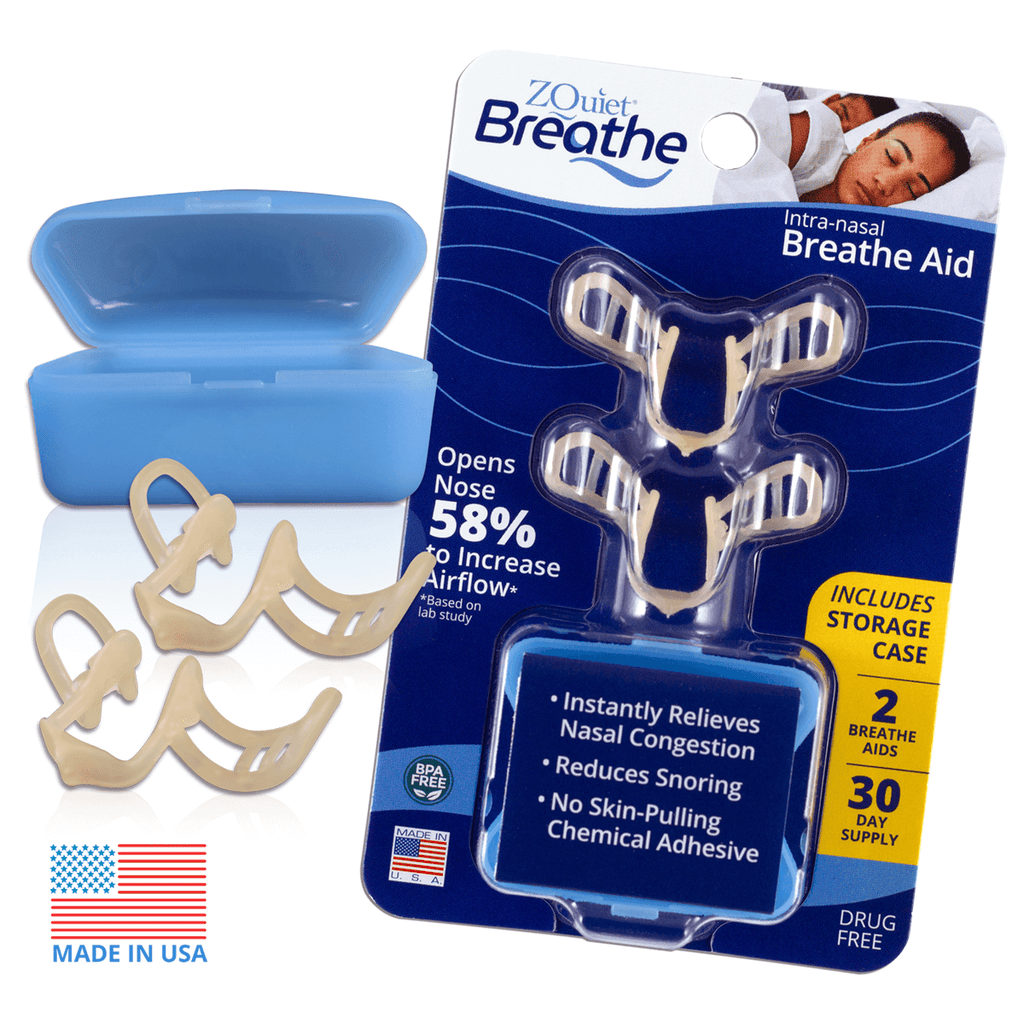  ZQuiet Breathe intra-nasal breathing aid