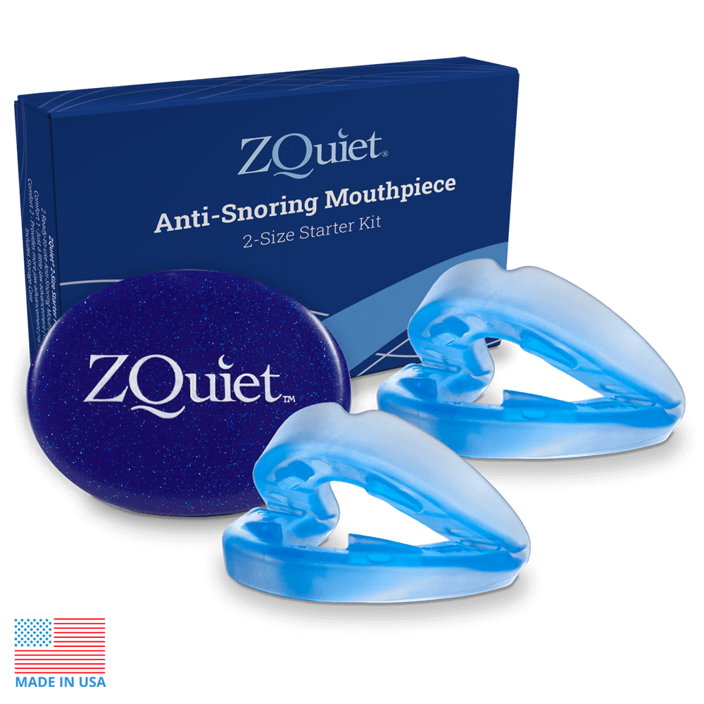 Image of ZQuiet Anti-Snoring Mouthpiece 2-Size Starter Pack