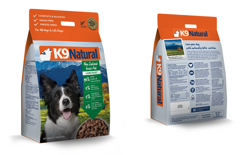 complete k9 raw dog food