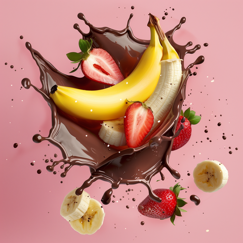 strawberry banana chocolate