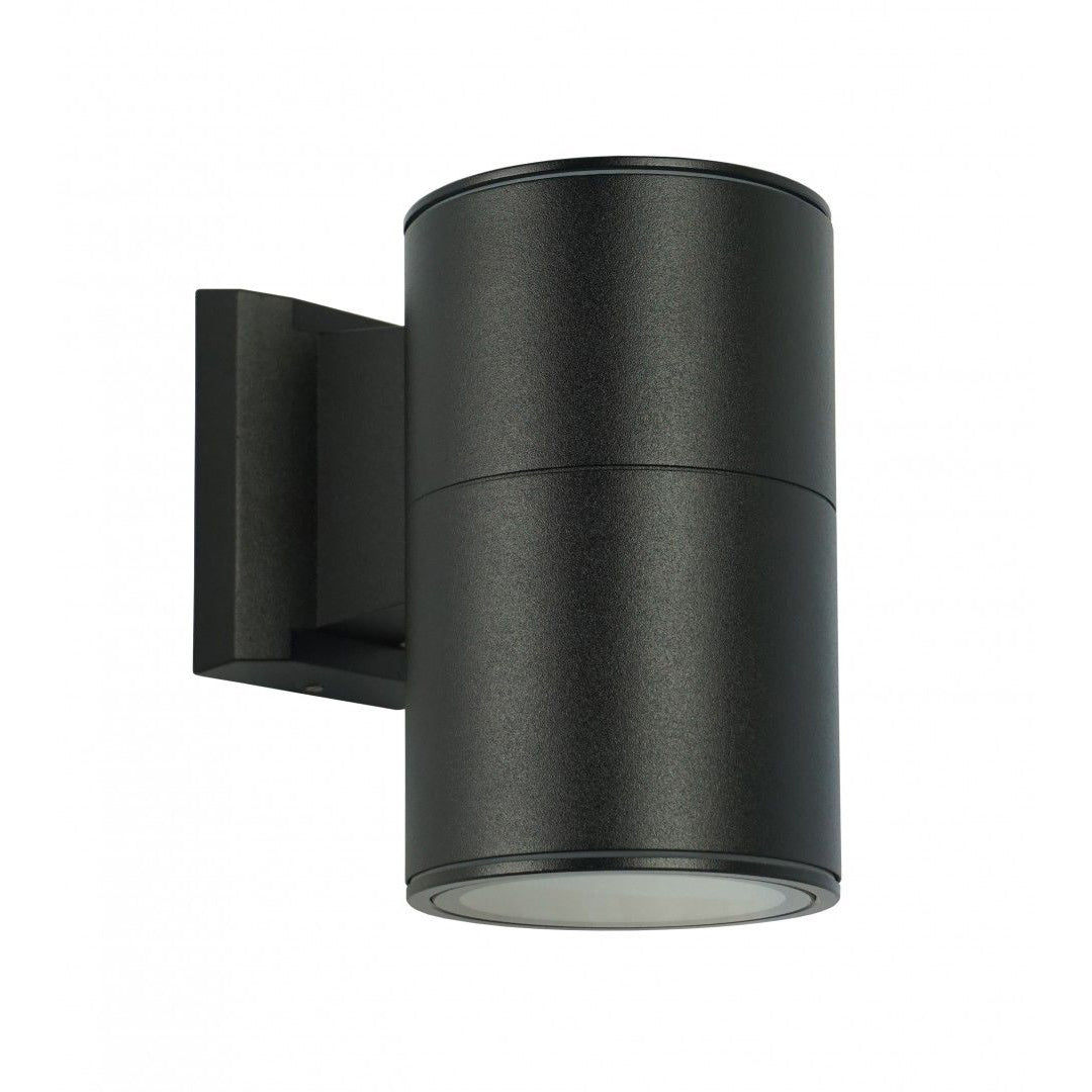 ePlafoniera - Kinkiet zewnętrzny (czarny/szary) (tuba spot 19cm, 1x E27) lampa na zewnątrz, SU-MA (Adela) 7002