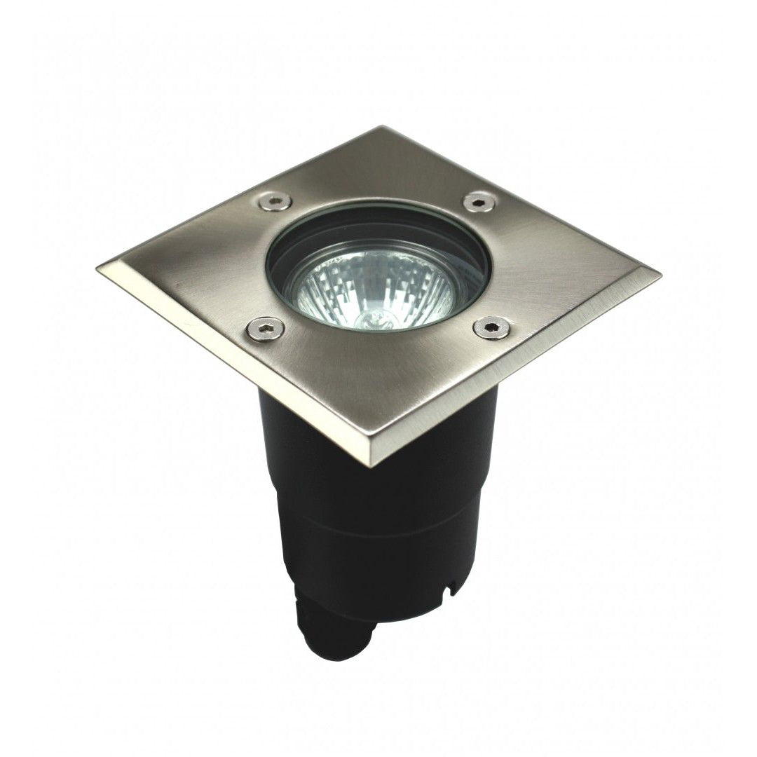 ePlafoniera - Lampa najazdowa zewnętrzna kwadratowa 10x10cm (1x GU10) SU-MA (Pabla)