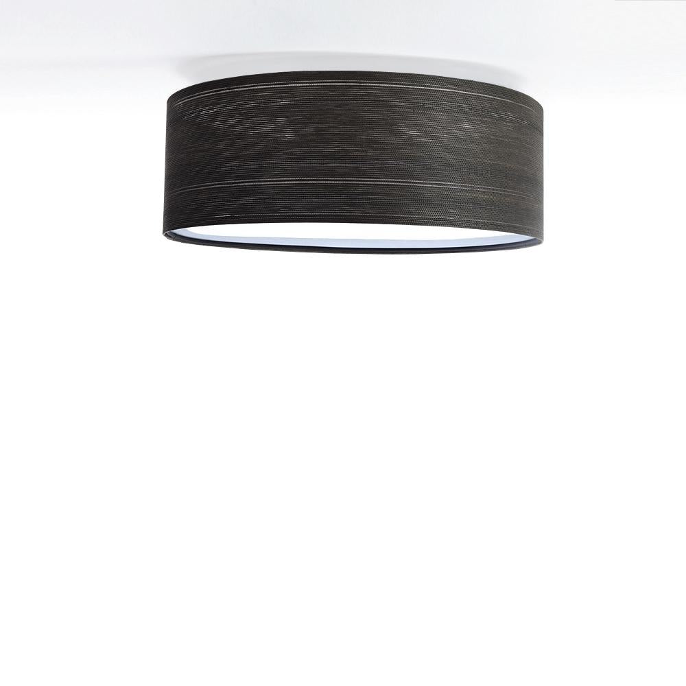 ePlafoniera - Lampa sufitowa - plafon tkanina, abażur do salonu sypialni 2xE27 (090-202) ręcznie robiony