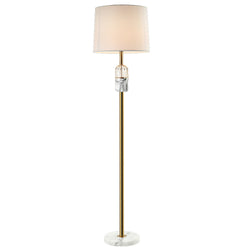 Lampa podłogowa (złoto - marmur) (167cm, E27) Lucea 80410-03-F01-SW SOLEN