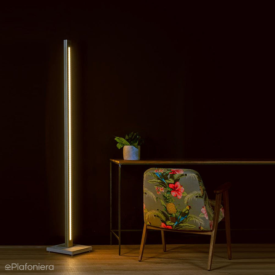 ePlafoniera - Betonowa lampa podłogowa - nowoczesna industrialna, do salonu (LED 22W) (Ayo) Loftlight