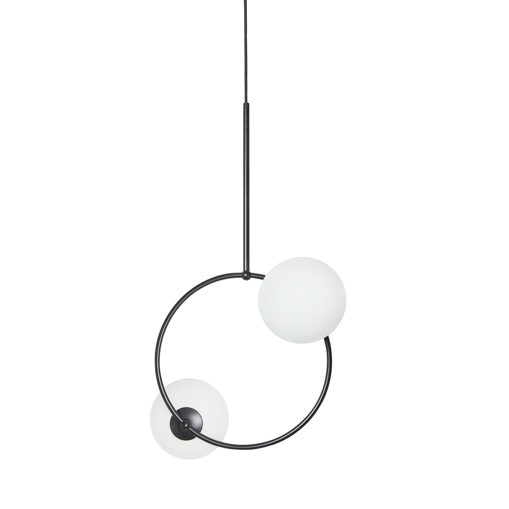 ePlafoniera - Premium, minimalistyczna lampa wisząca z czarnym wykończeniem - Fuppu A, Ummo