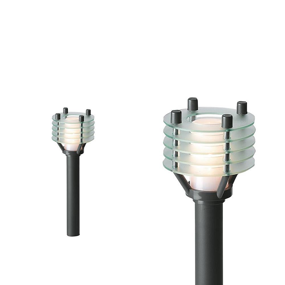 ePlafoniera - вуличний садовий світильник 31 см, стовп IP 44 (1,5 Вт 3000 К) (12 В світлодіодна система) Larix