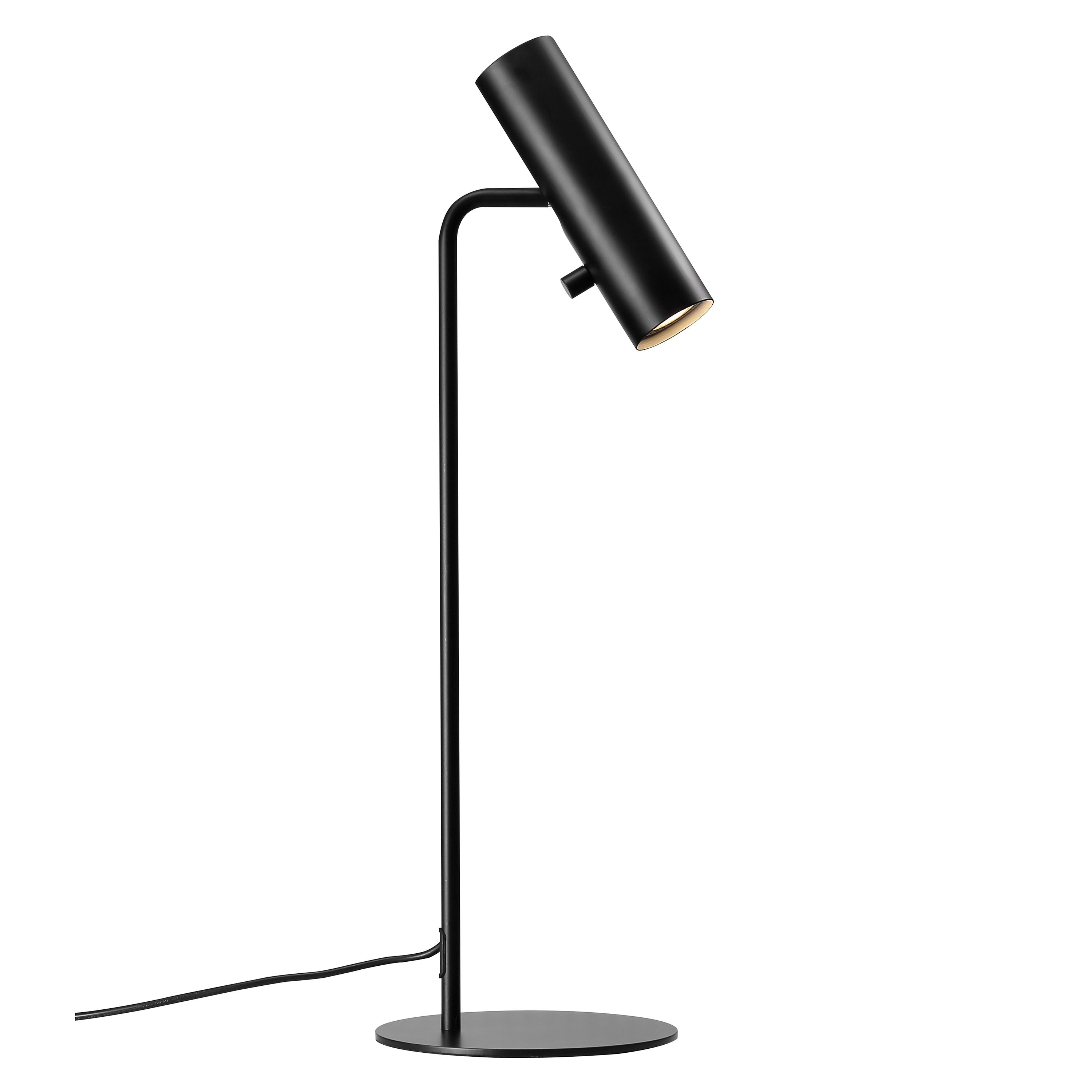 ePlafoniera - Mib 6 | Мінімалістична чорно-біла настільна лампа з сенсорним вимикачем | Дизайн для людей