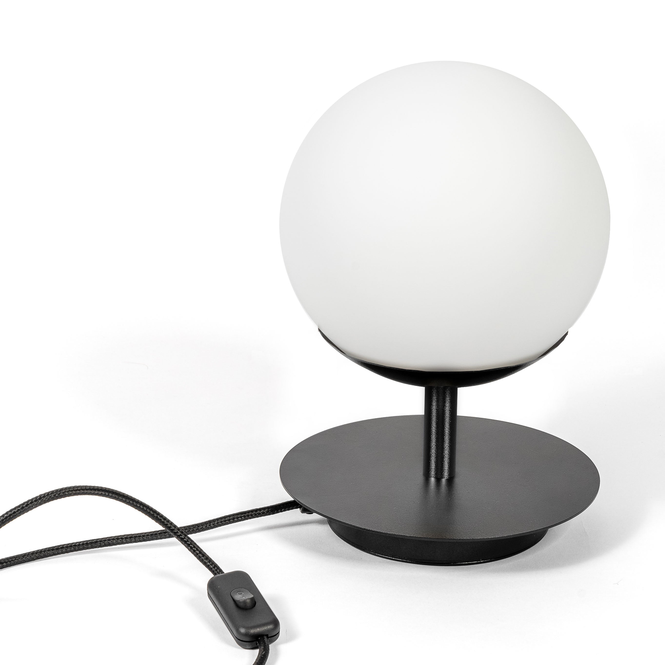 ePlafoniera - Minimalistyczna lampa stołowa do salonu i przedpokoju z włącznikiem - Plaat ST kula Ummo