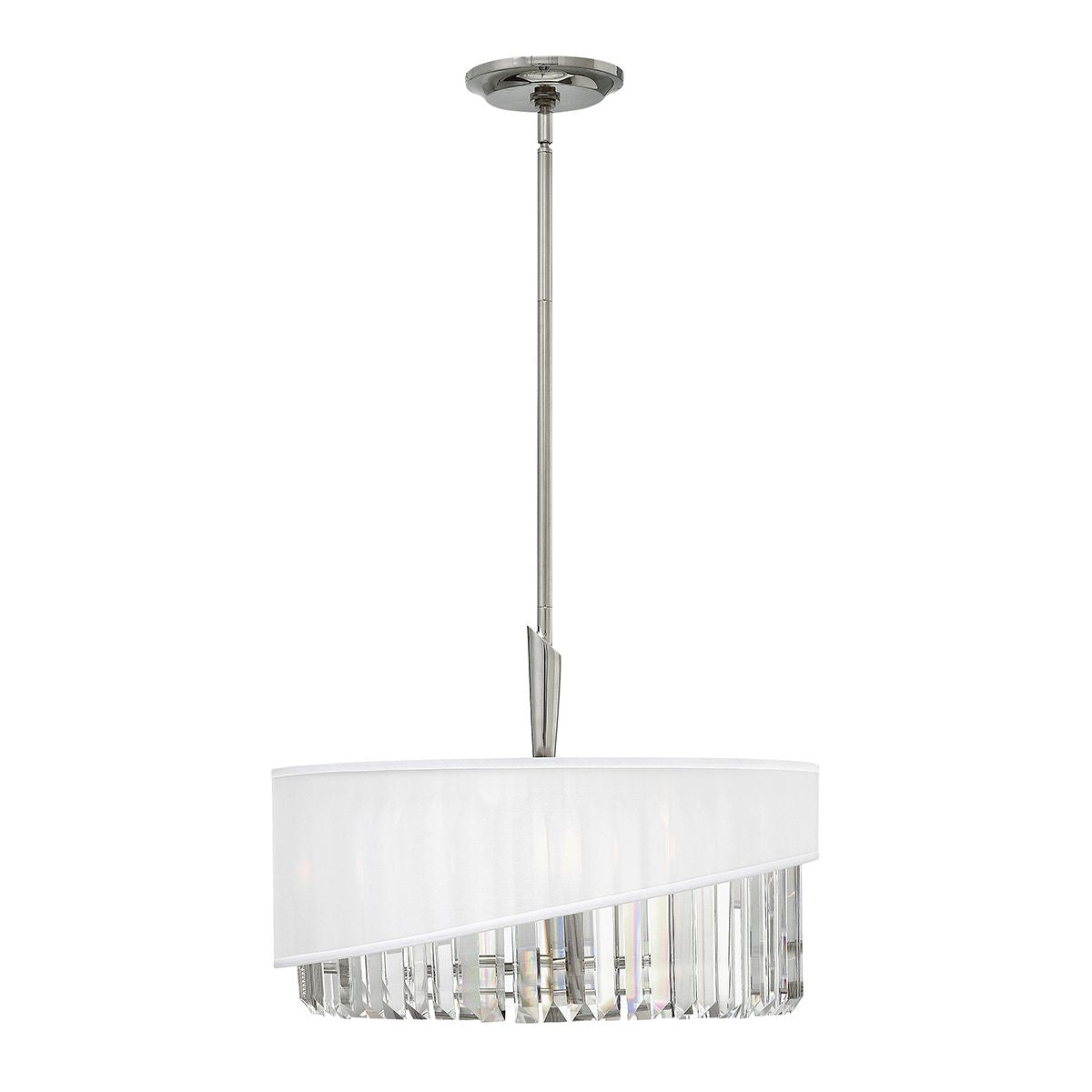 ePlafoniera - Lampa wisząca kryształowa, żyrandol do sypialni salonu 3xE27 Hinkley (Gigi)