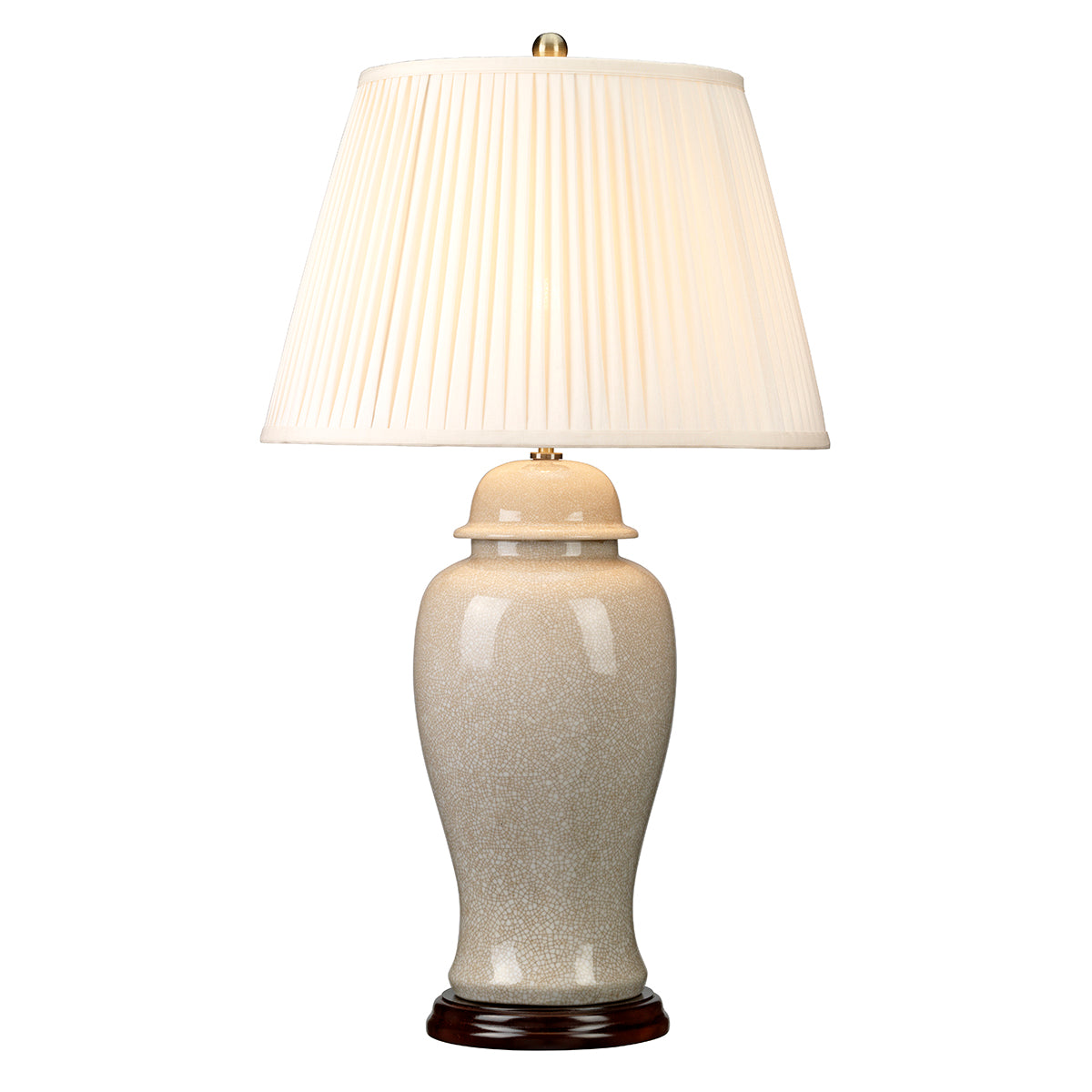 ePlafoniera - Lampa stołowa z porcelany Ivory Crackle - Elstead Lighting