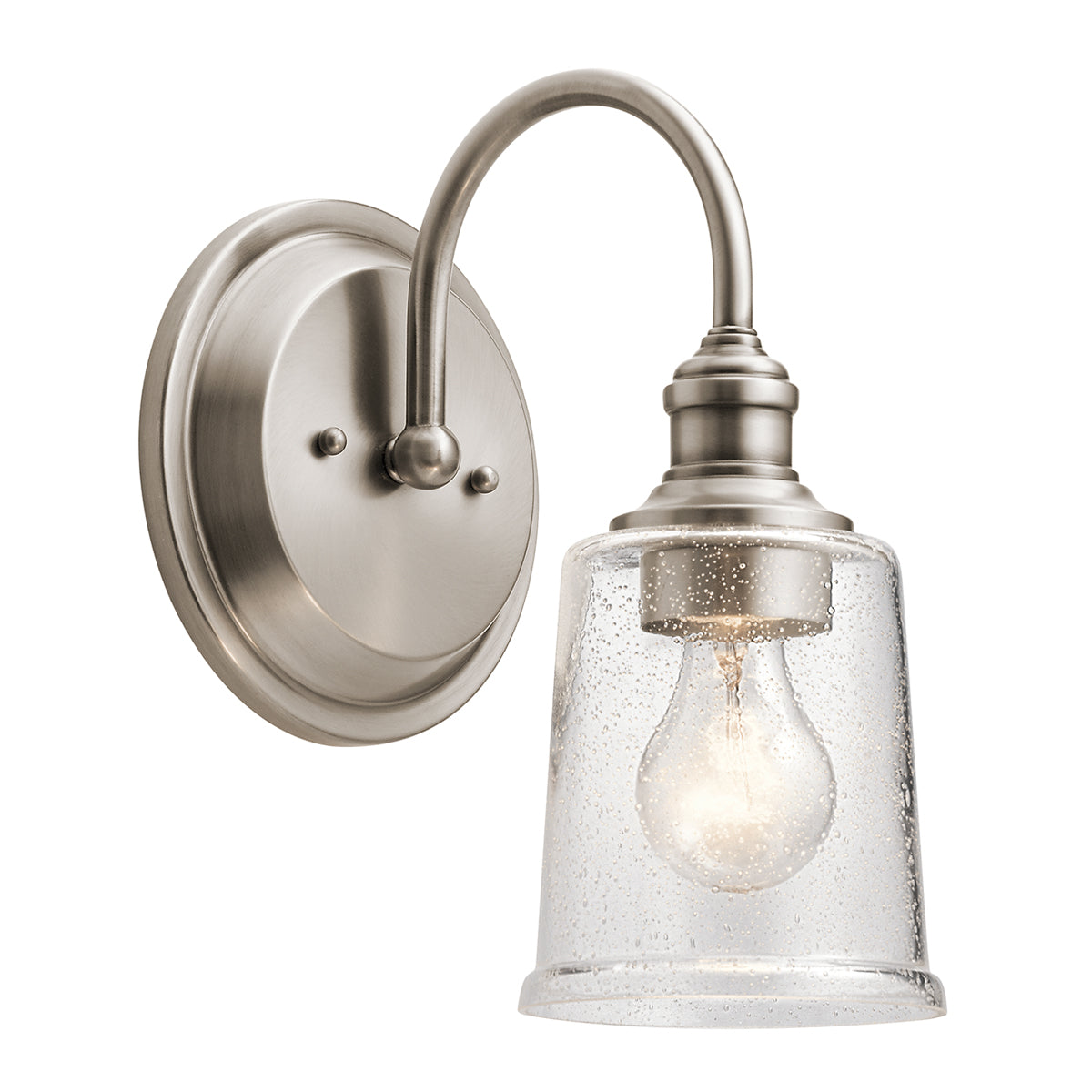 ePlafoniera - Lampa ścienna - vintage (pewter) kinkiet do jadalni sypialni łazienki (1xE27) Kichler (Waverly)