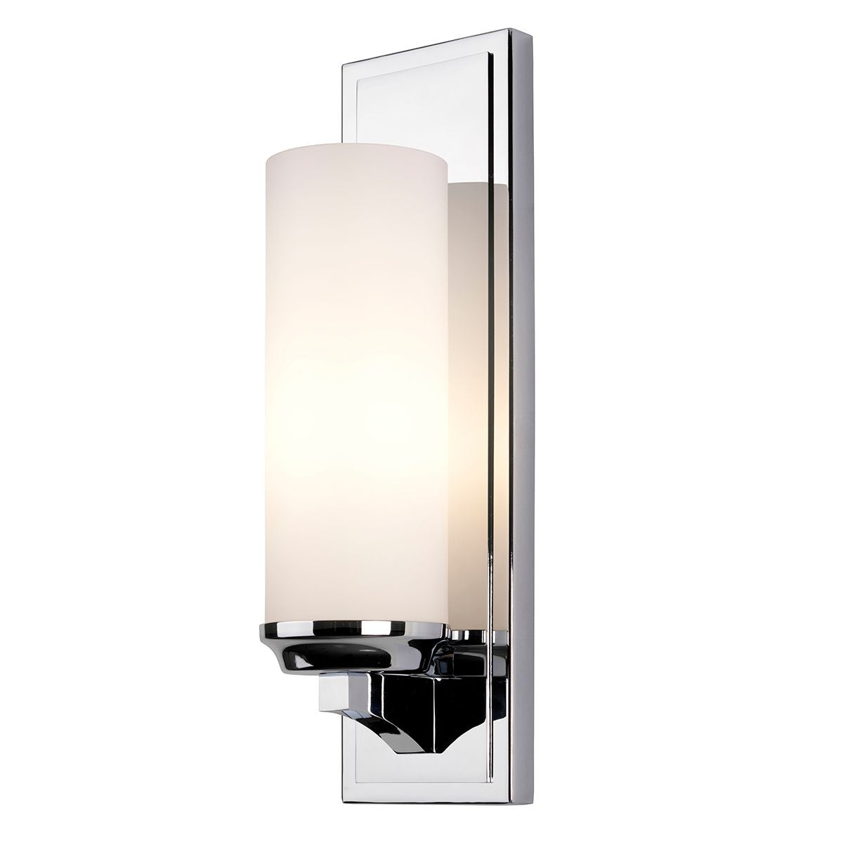 ePlafoniera - Kinkiet do łazienki wys. 40cm - lampa ścienna chrom (G9 1x4W) Feiss (Amalia)