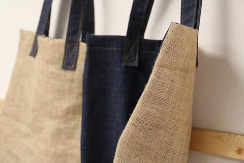 denim tote bag