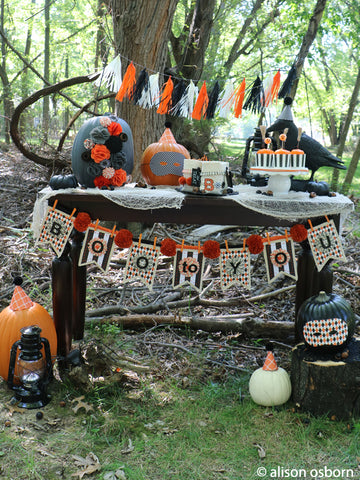 make your own Halloween party decor
