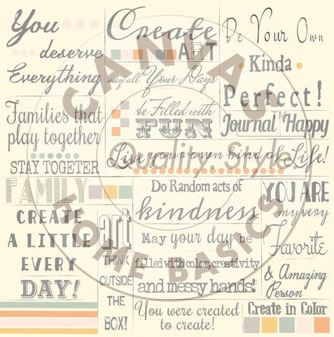 craft word sayings