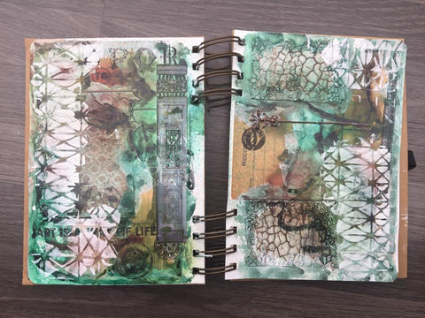 art journal stencils