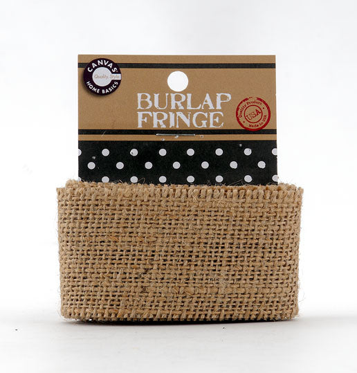 Burlap Fringe - Natural Burlap