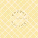 Yellow & Ivory Lattice Paper