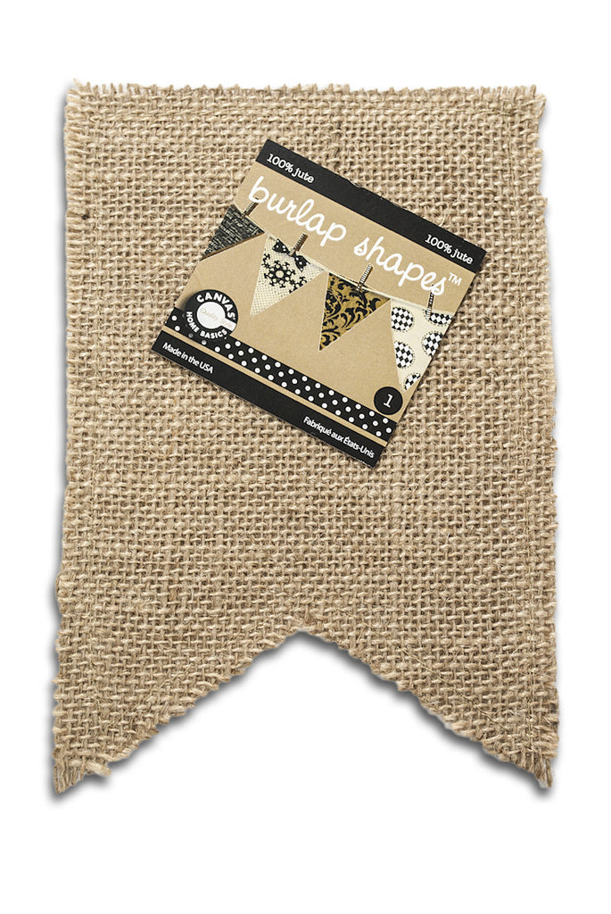 Burlap Banner Shape Flag 12 Pieces 13llc