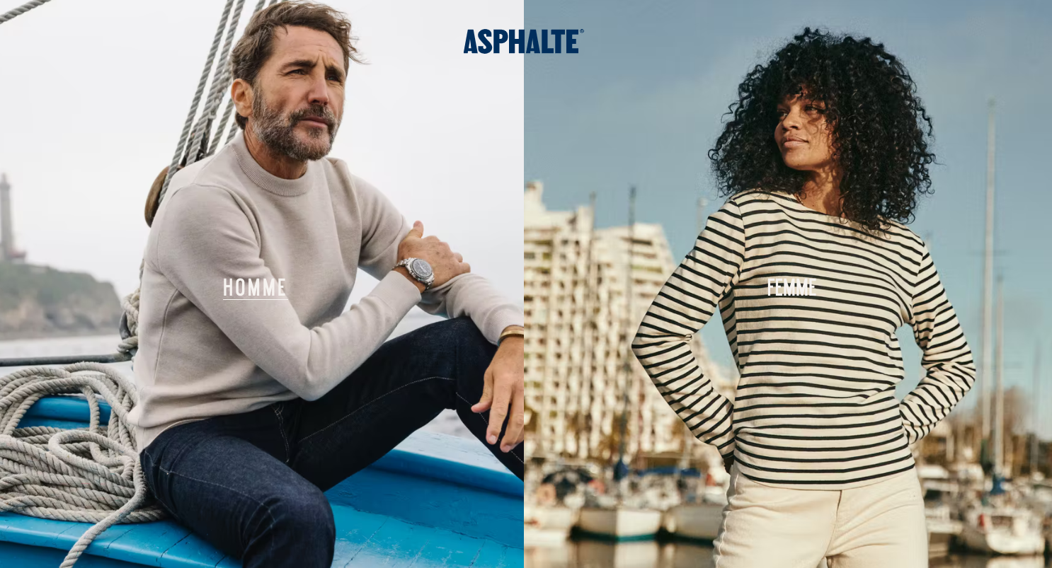 Boutique en ligne - Asphalte