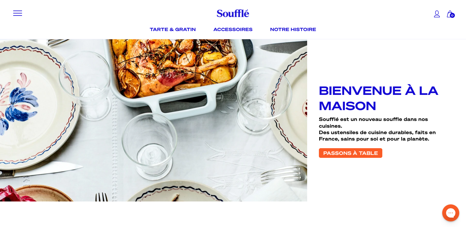 Boutique en ligne Soufflé