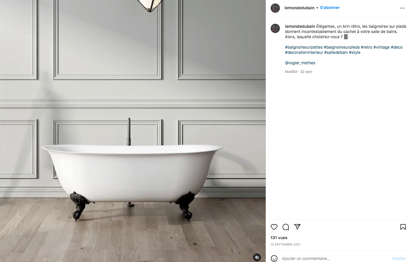 instagram le monde du bain 