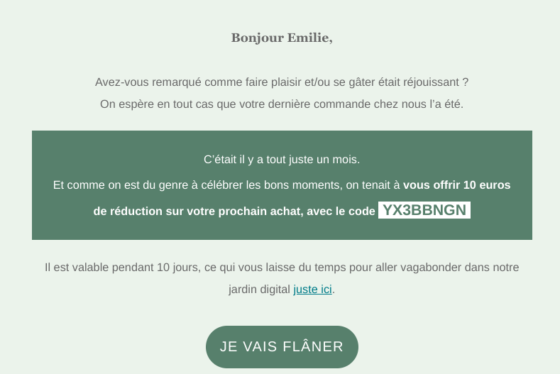 Exemple e-mail relationnel