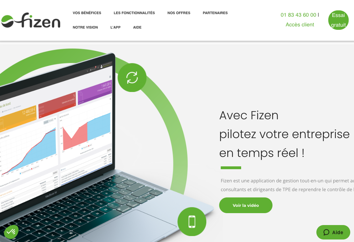 Plateforme de comptabilité Fizen