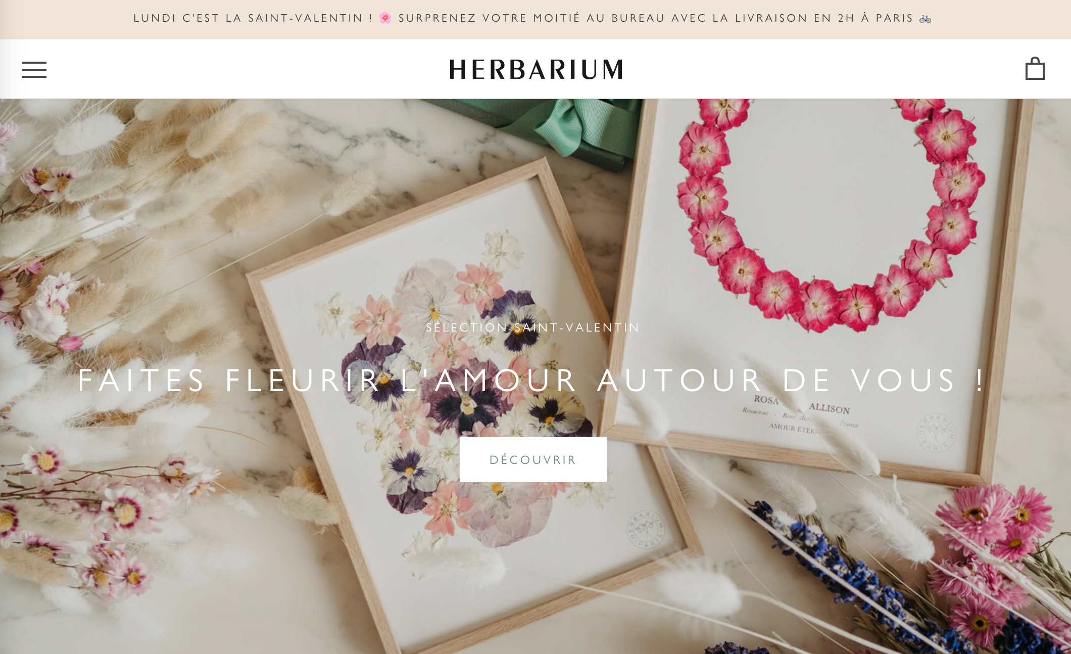 Boutique en ligne - Herbarium
