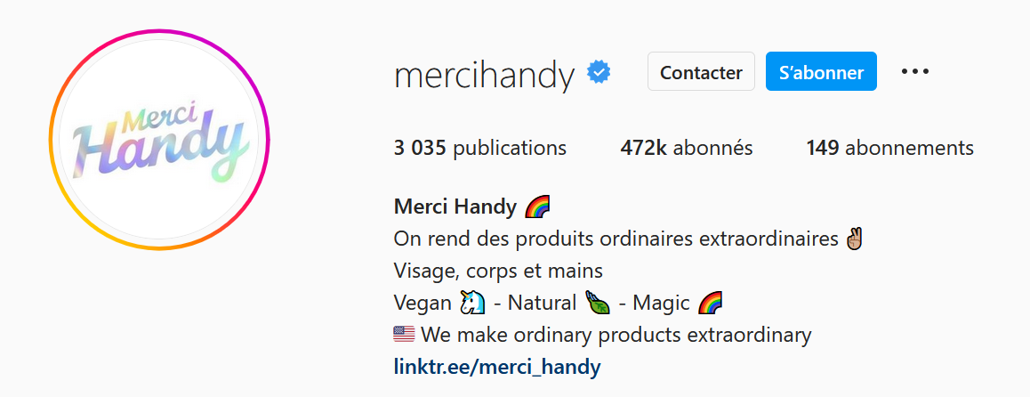 bio Insta Merci Handy