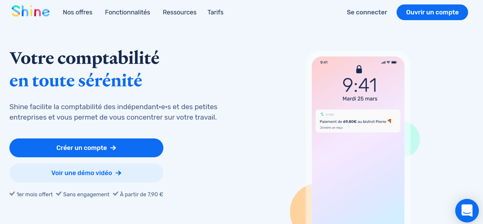 shine comptabilité start up