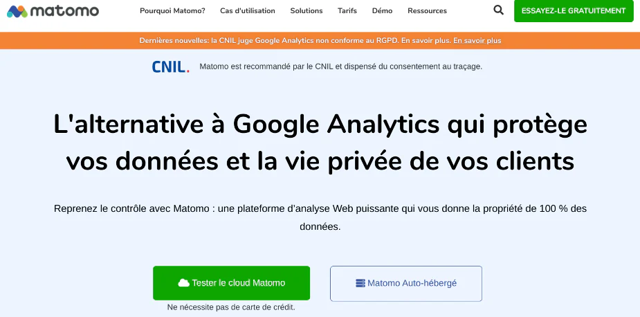 Alternative à Google Analytics