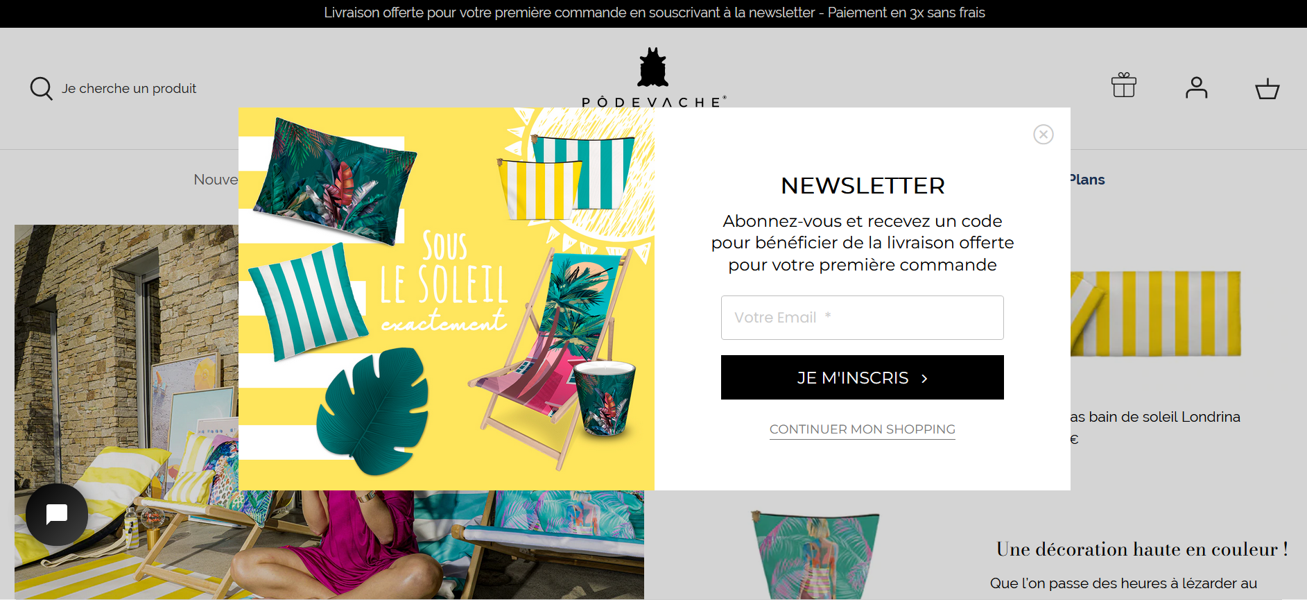 offre newsletter Pôdevache