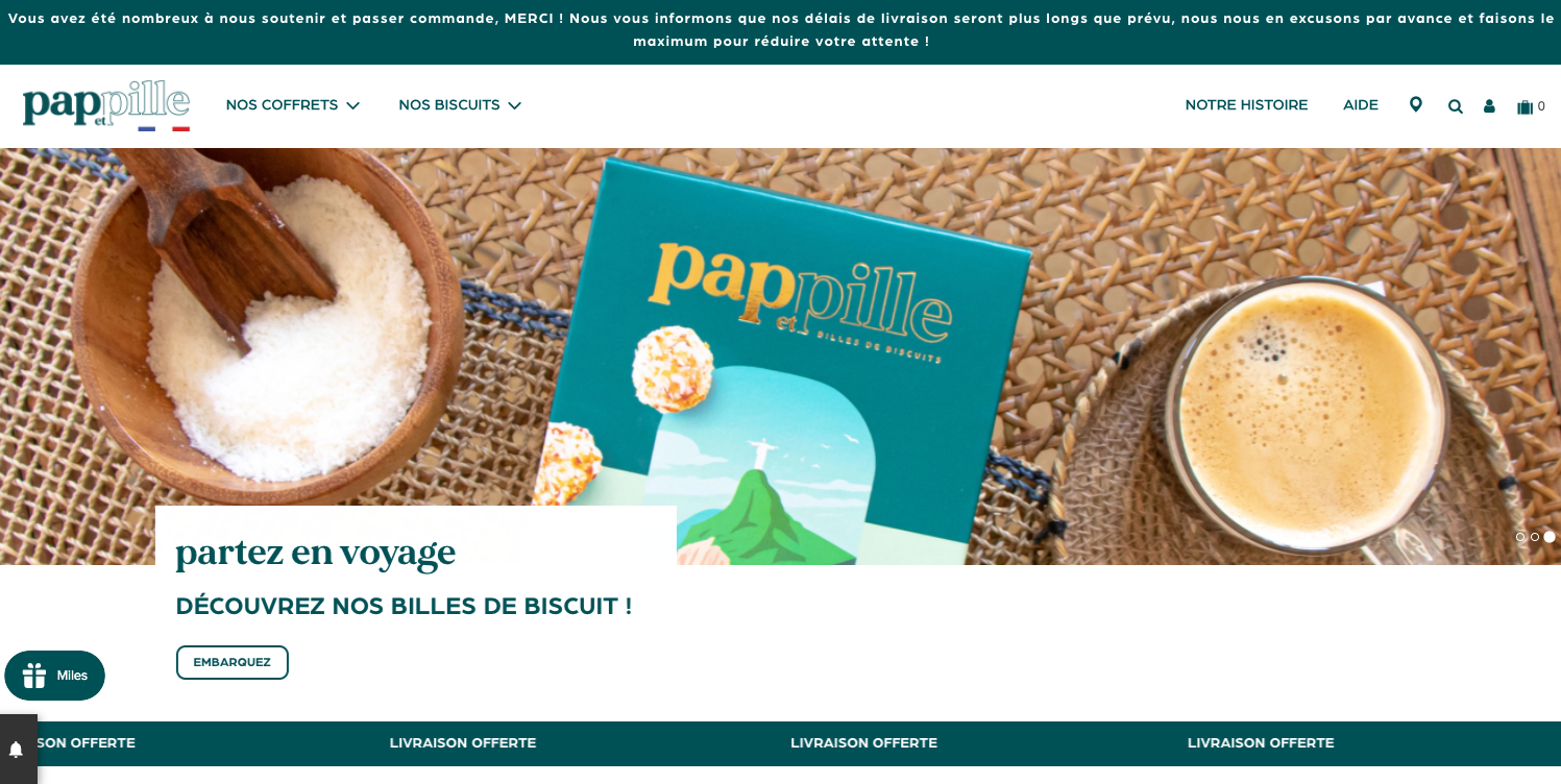 Boutique en ligne - Pap et Pille