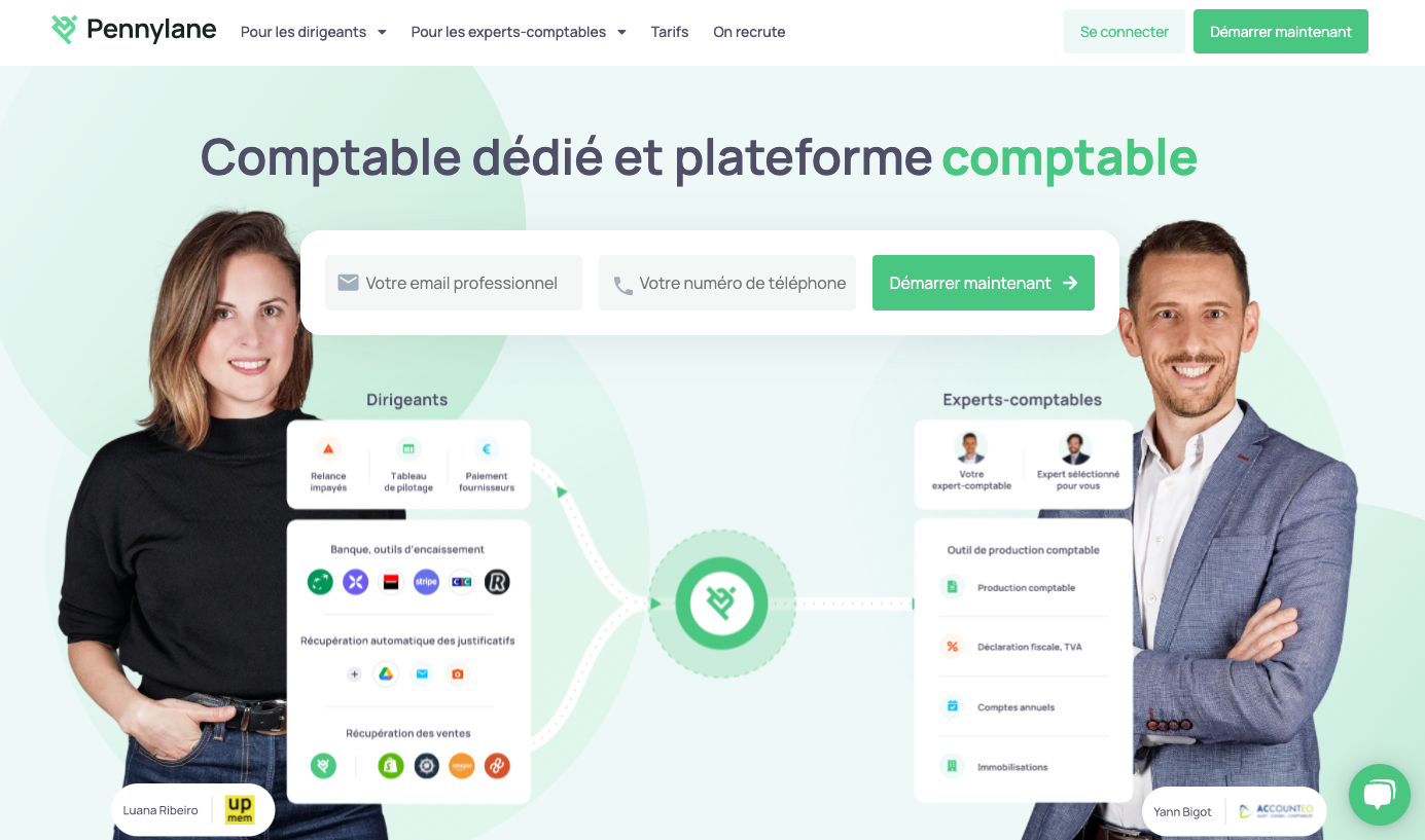 Plateforme de comptabilité Pennylane