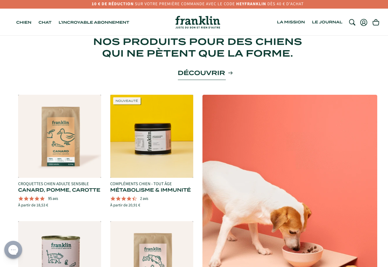 Boutique en ligne Franklin