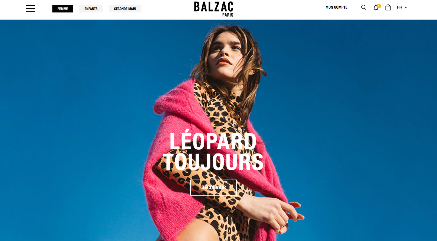 Boutique en ligne - Balzac Paris