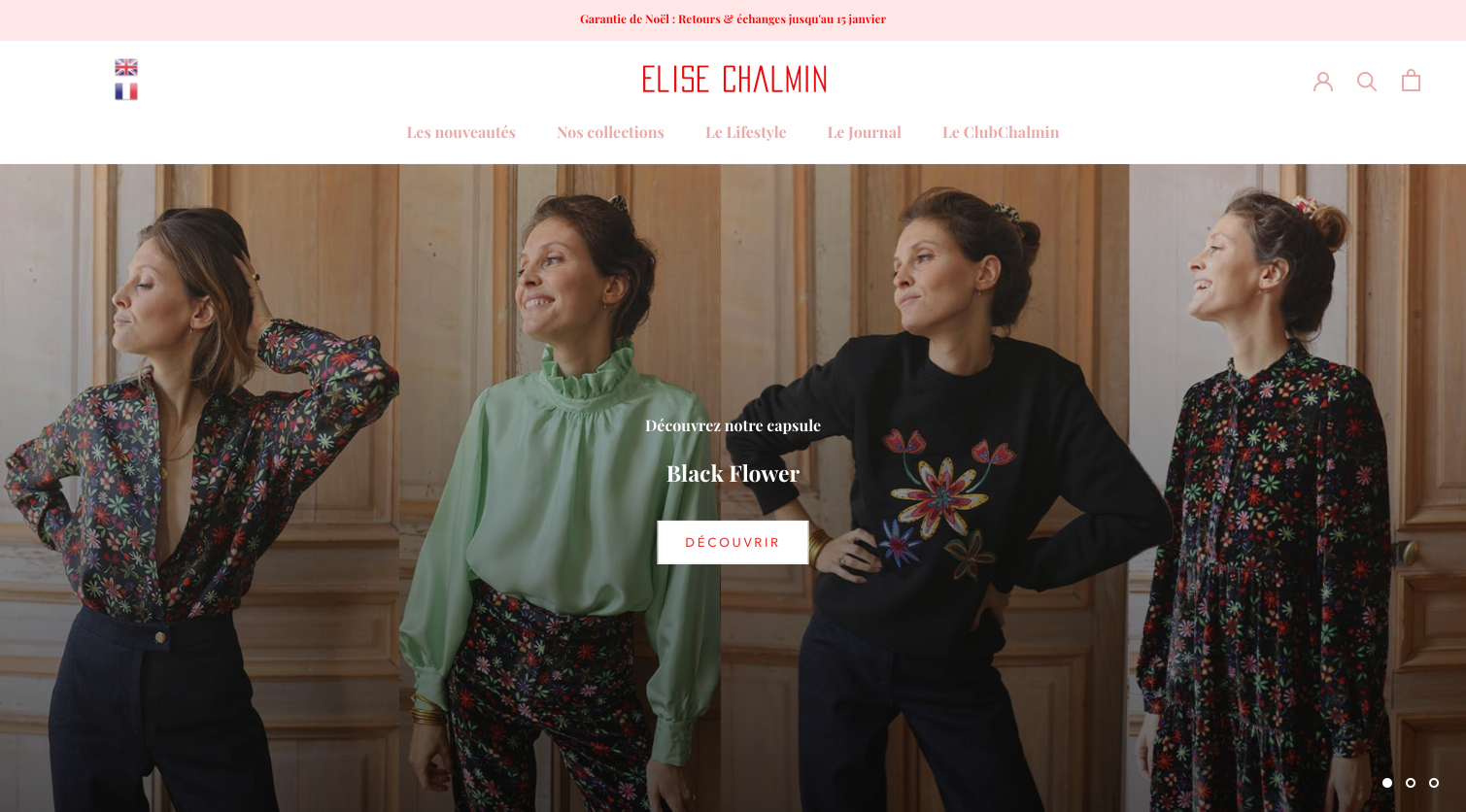Boutique en ligne Elise Chalmin