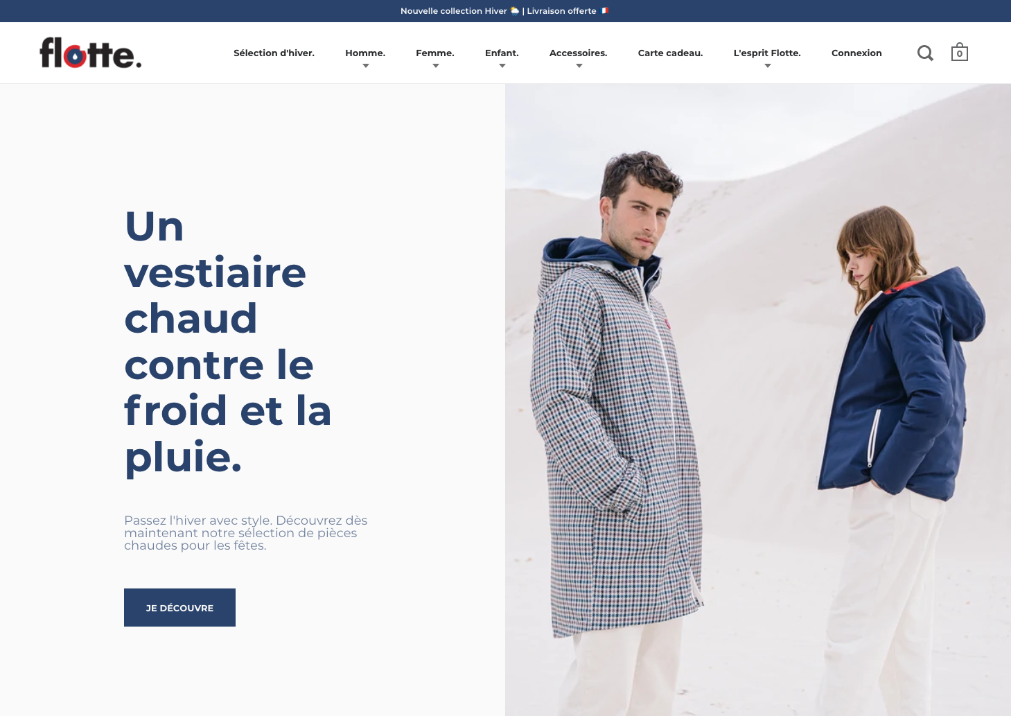 Boutique en ligne Flotte